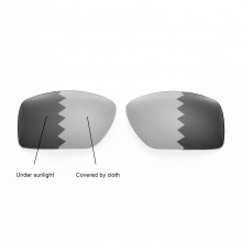 Walleva Transition/Photochromic Polarized Replacement Lenses for Oakley Big Taco (OO9173 Series) Sunglasses